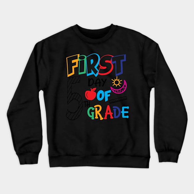 first day of 5th grade Crewneck Sweatshirt by busines_night